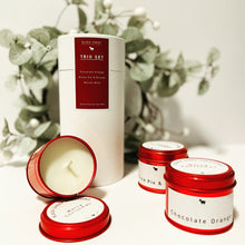 Load image into Gallery viewer, Christmas Candle Trio Set