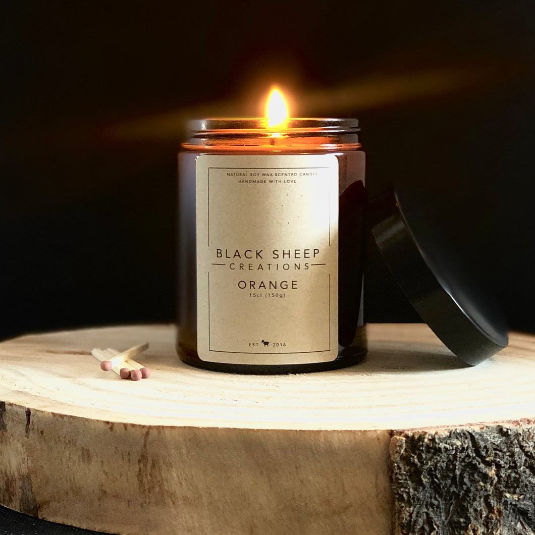 Orange Apothecary Candle