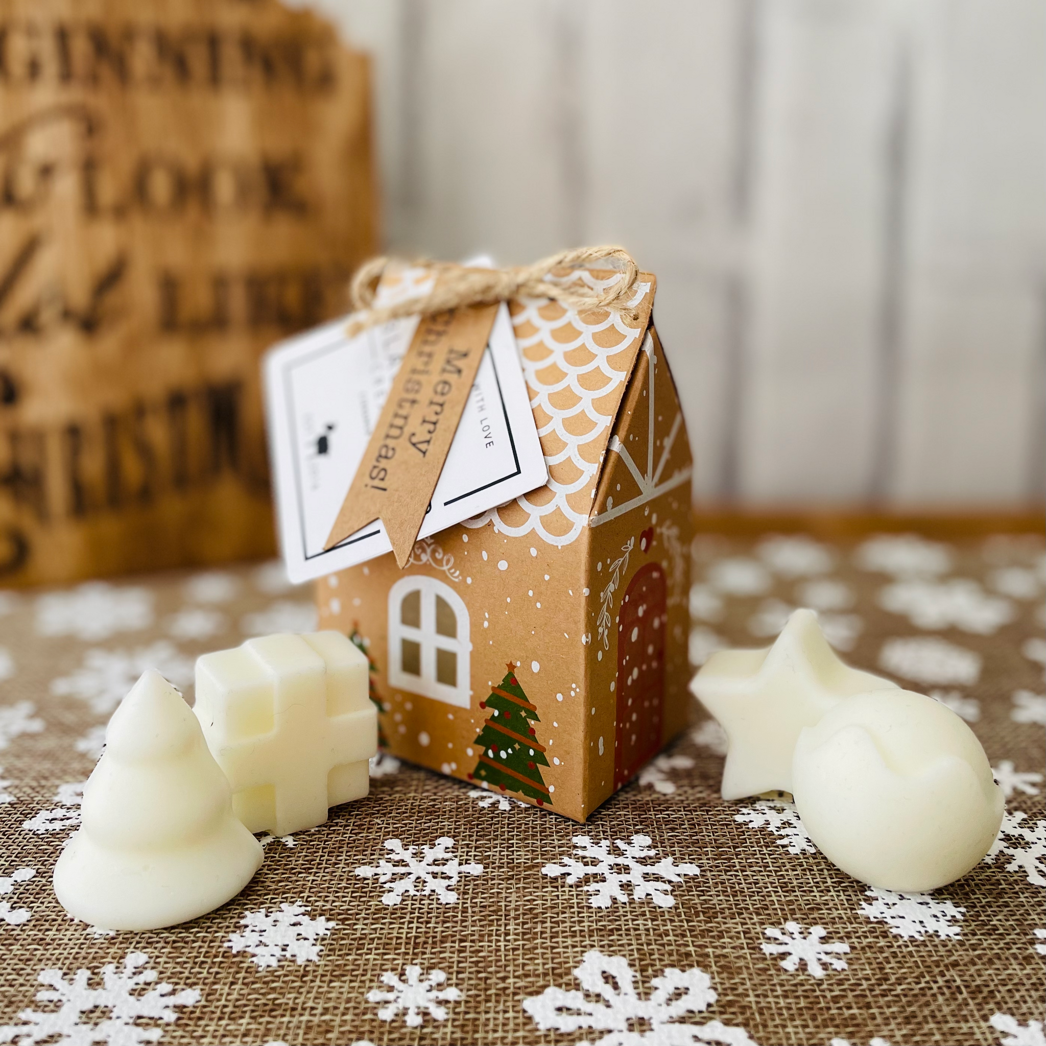 Scented Candle Wax Melts, Gingerbread House